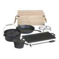 Cast Iron Camping Cookware Set 7PCS Cookware Set